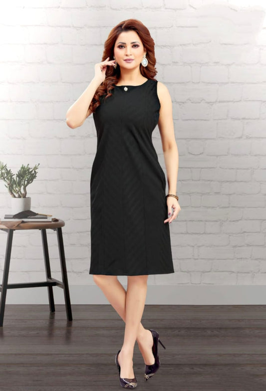 Western One Piece Dress_BLACK