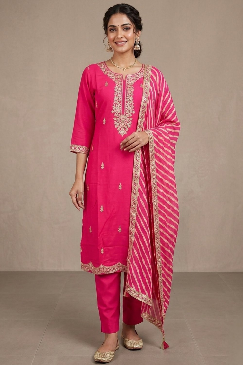 rani-pink-chinnon-embridered-suit-set