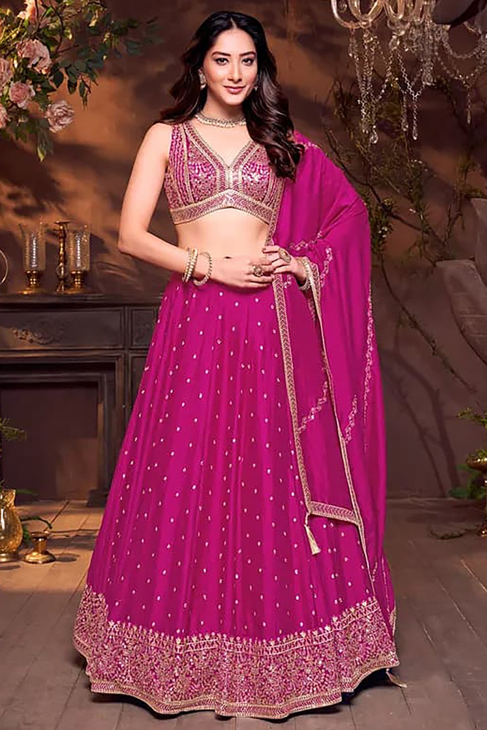 pink-lehenga