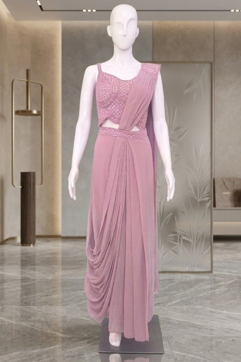 peach-ready-to-wear-saree