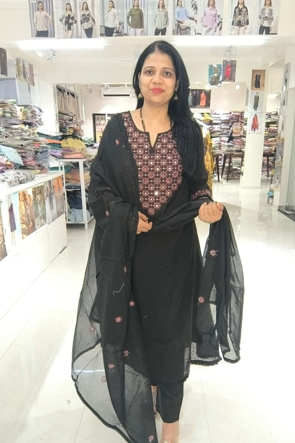 embroidery-with-miror-work-cotton-a-line-suit