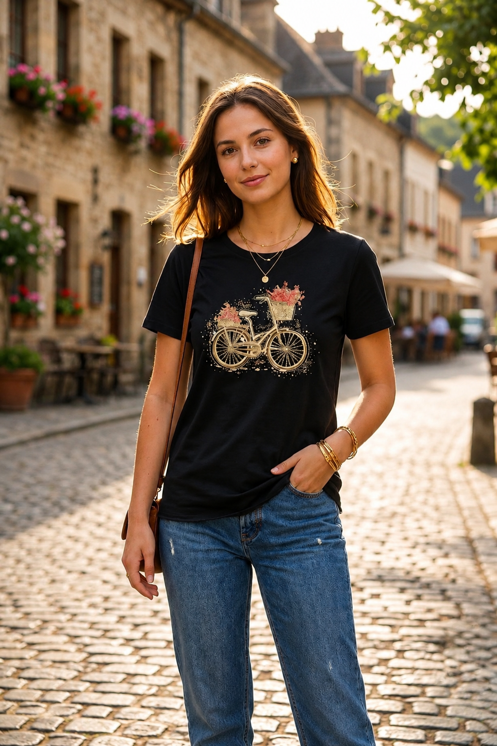 black-designer-round-neck-t-shirt