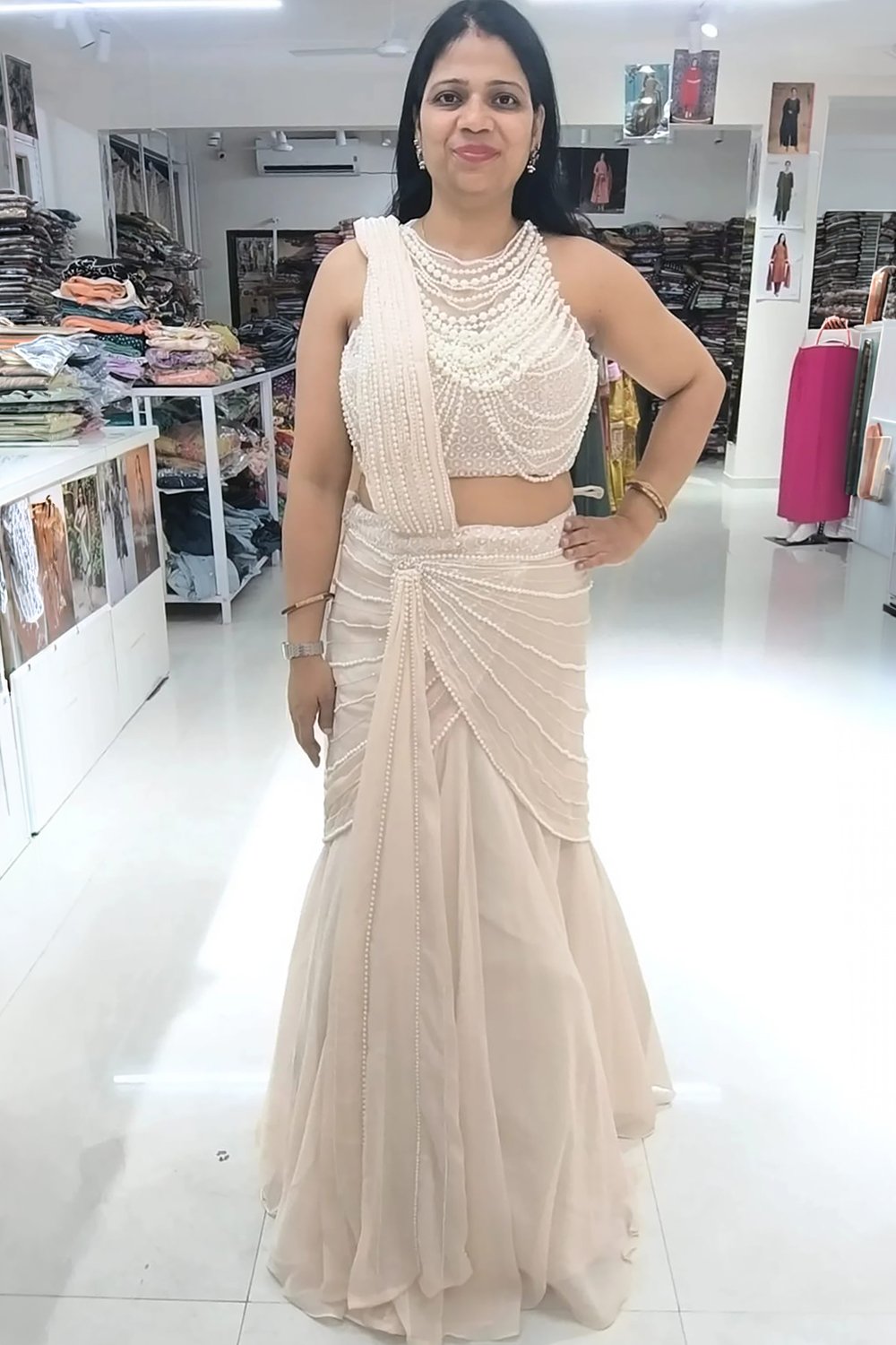 ivory-pre-draped-lehenga