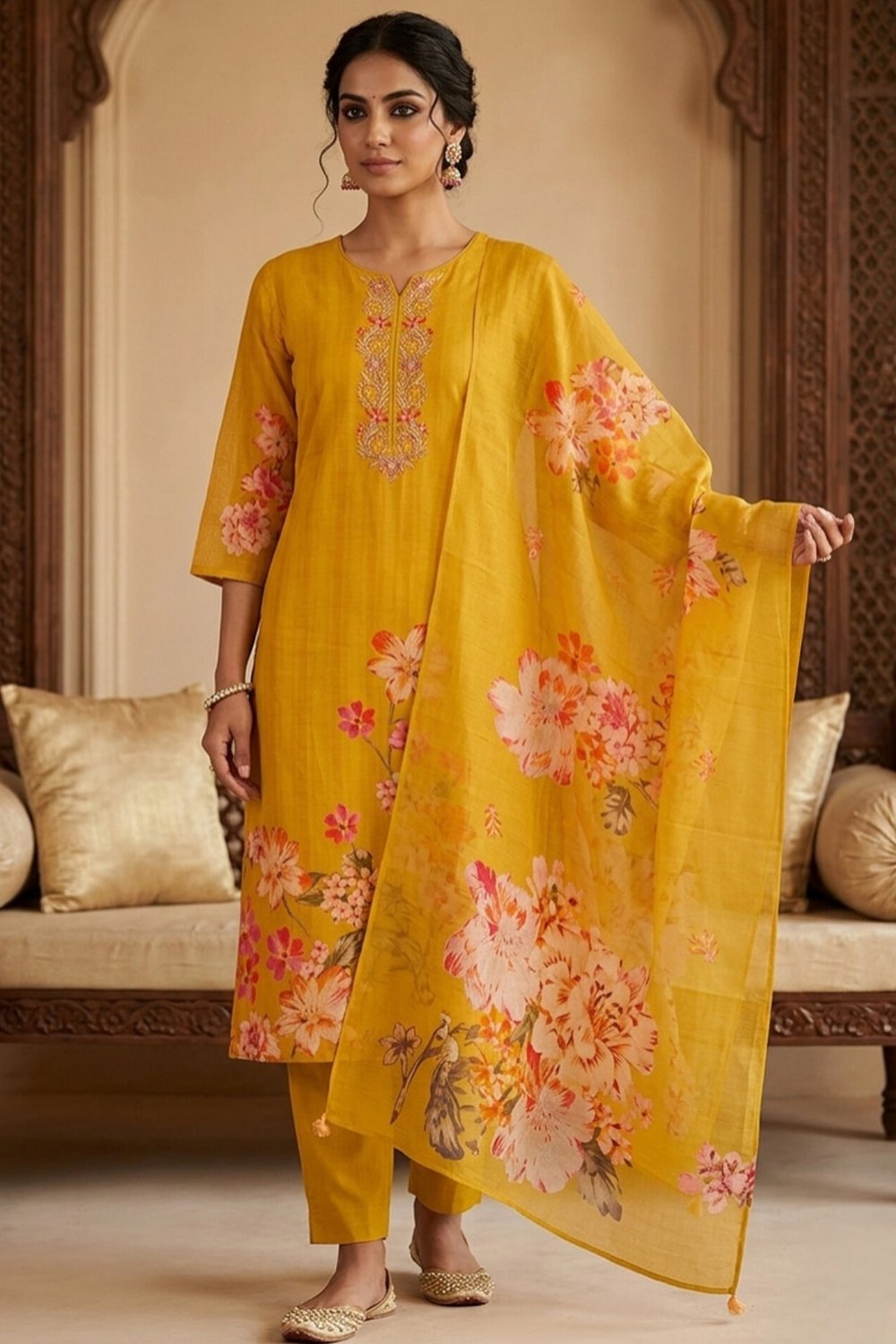 mustard-yellow-mal-chanderi-suit