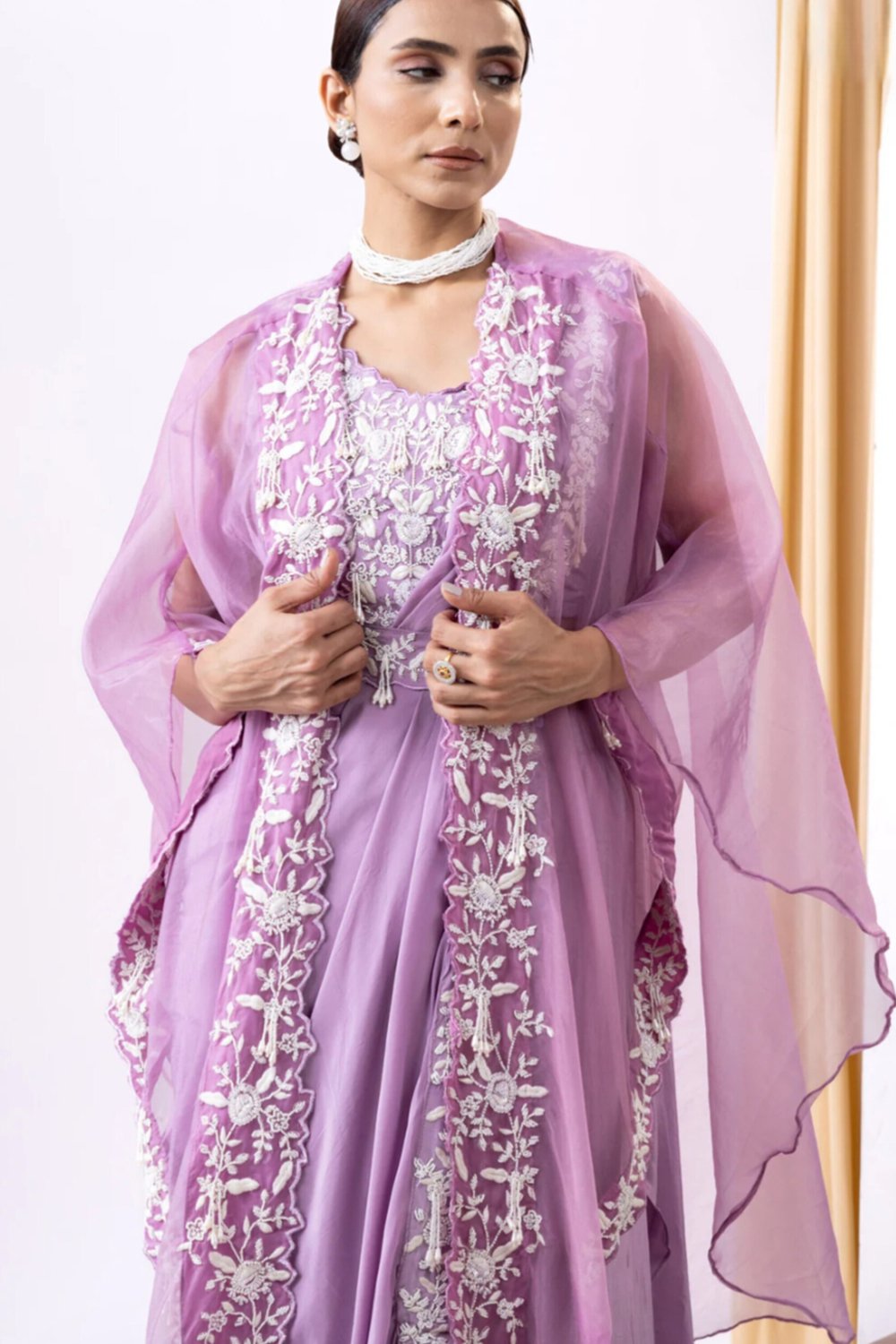 lilac-georgette-and-organza-embroidered-ready-to-wear-saree