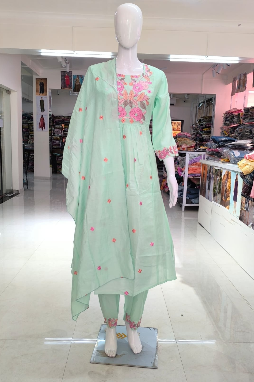 cotton-a-line-suits-with-floral-embroidery_-mint-green_-light-pink_-light-yellow