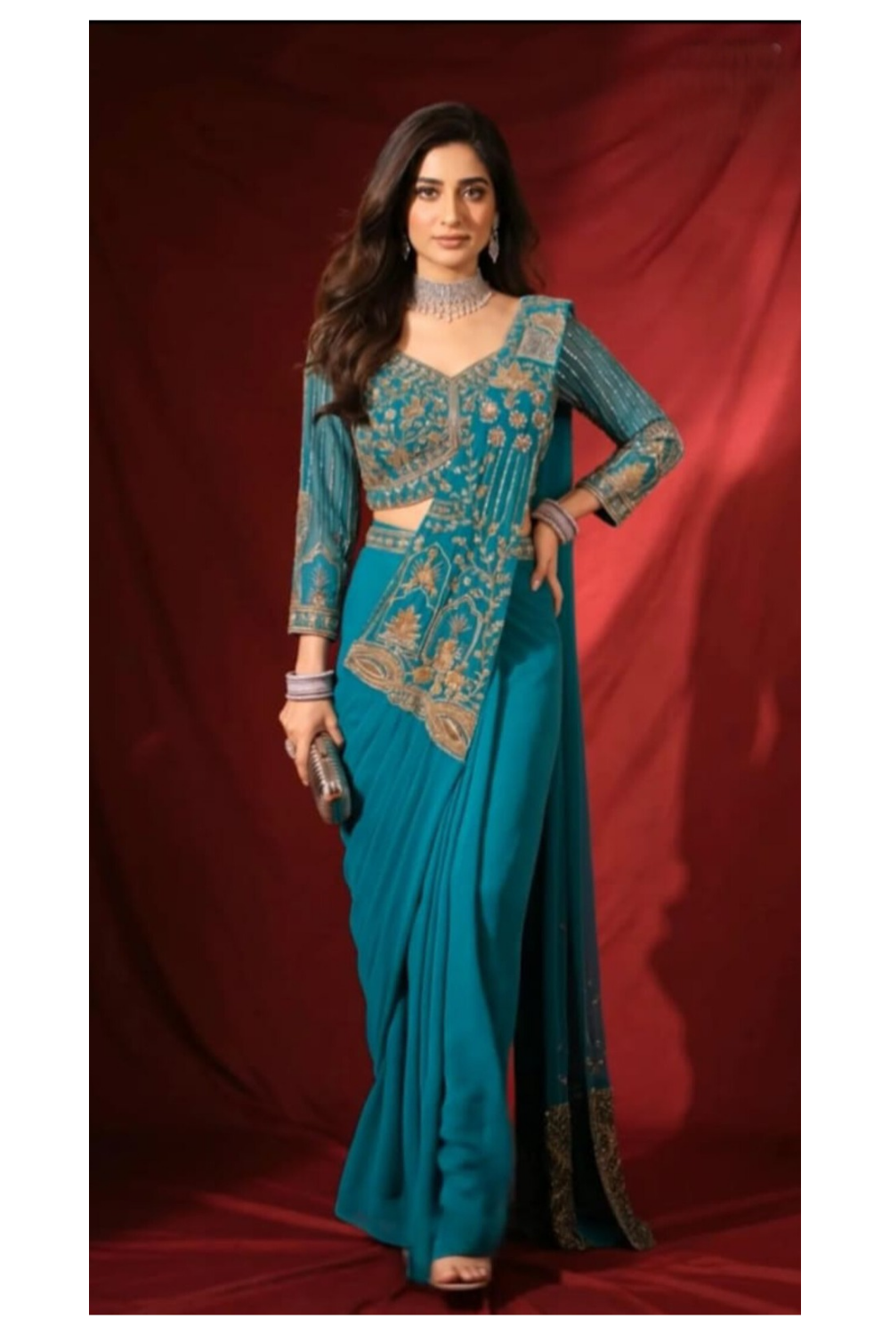 ready-to-wear-organza-saree-with-designer-full-sleeves-blouse