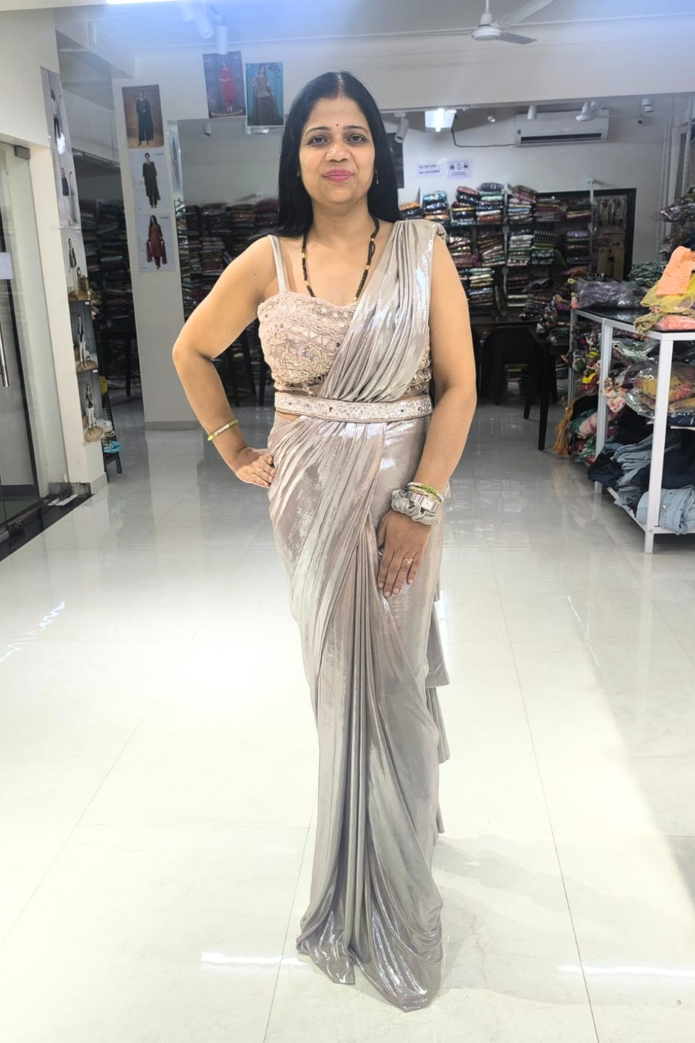 silver-ready-to-wear-shimmer-saree-with-heavy-work-corset-blouse