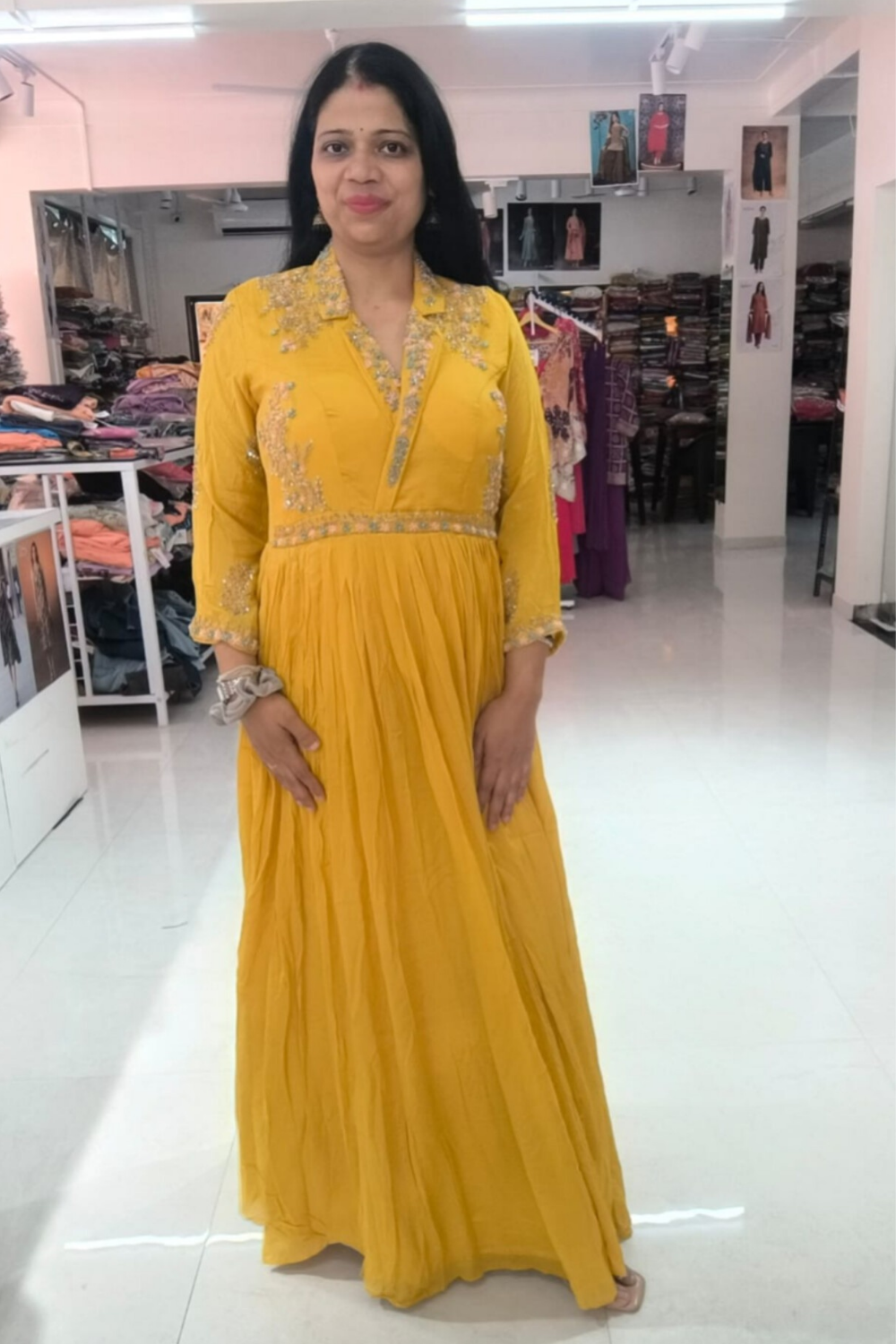 yellow-gown