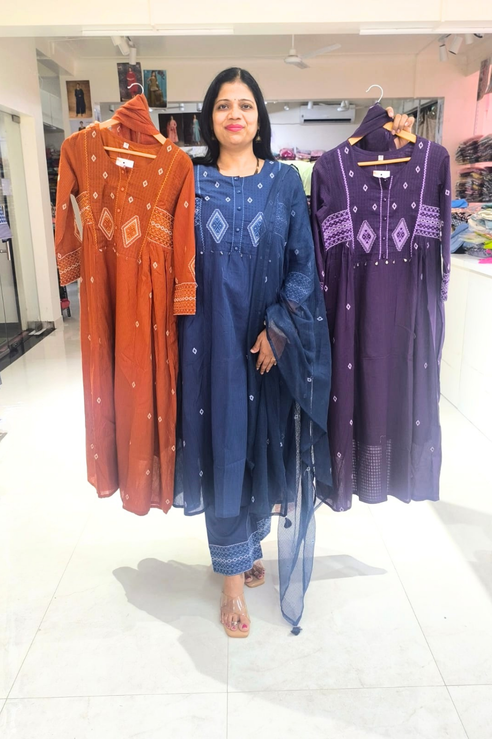 mul-cotton-a-line-embroidery-work-suit-set_blue_orange_purple
